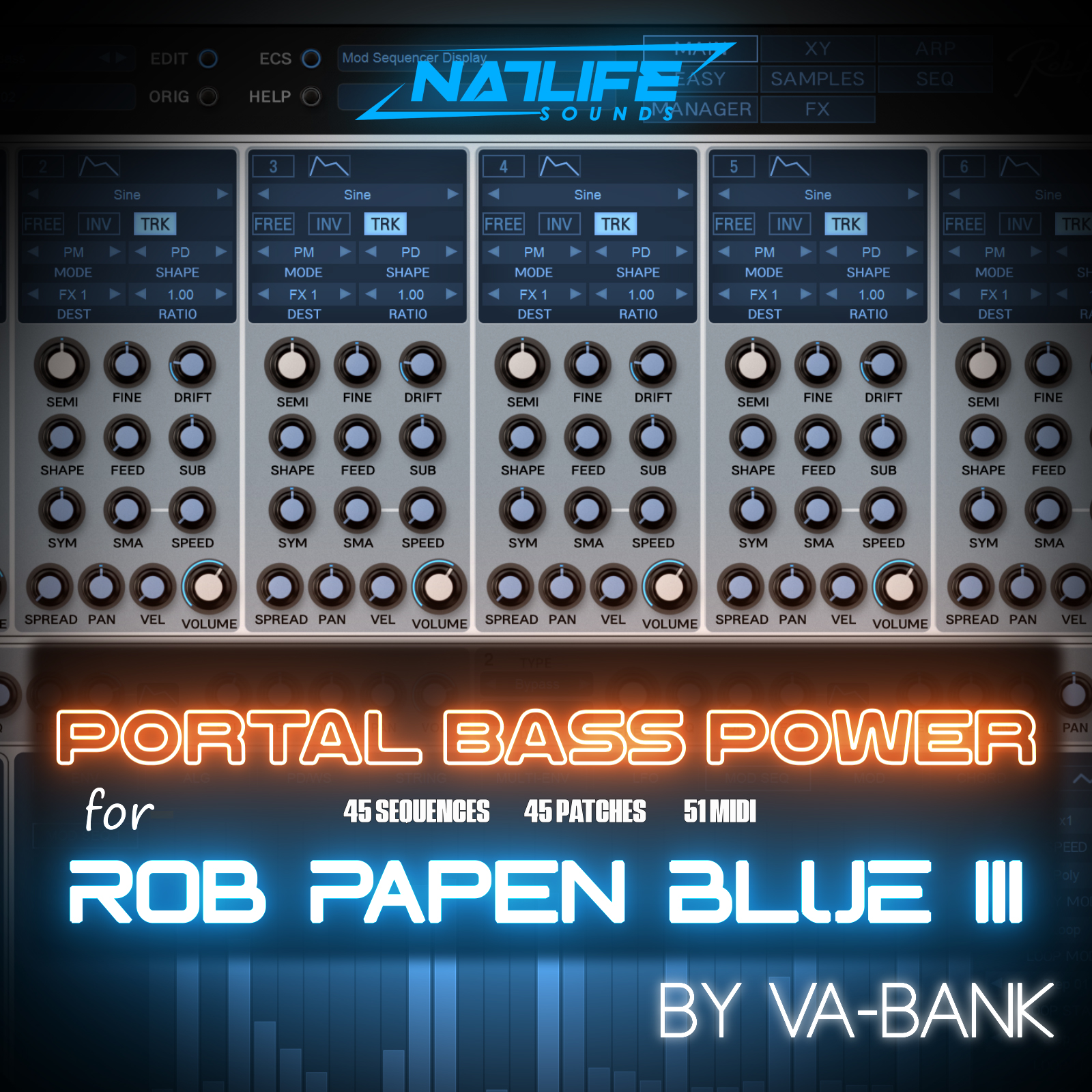 Portal Bass Power for Rob Papen Blue III