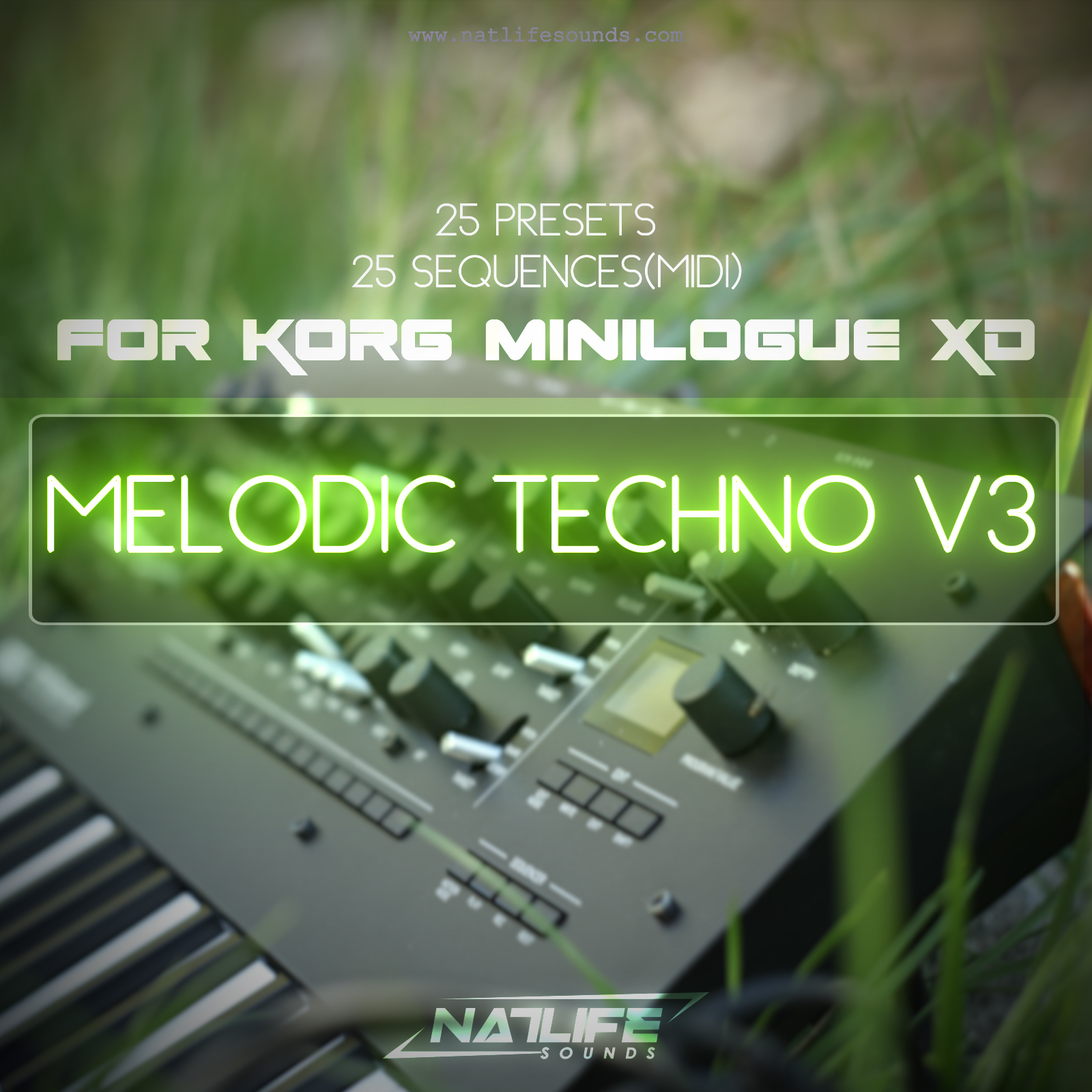 Melodic Techno V3 for Korg Minilogue XD by NatLife