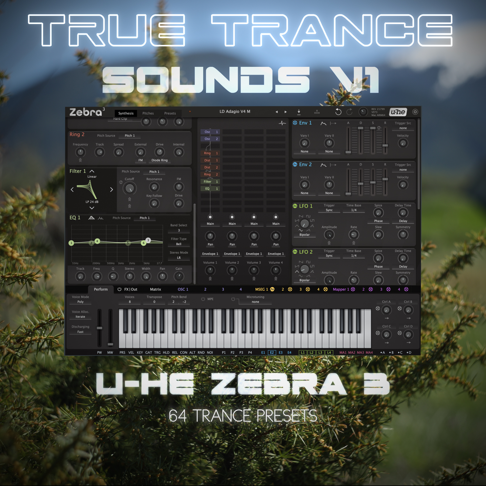 True Trance Sounds V1 for U-He Zebra 3